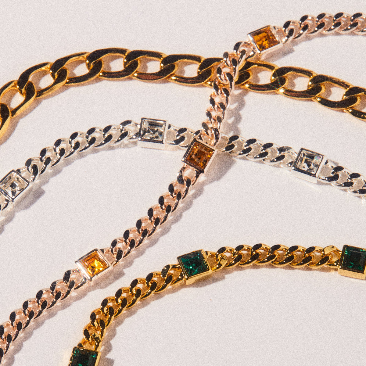 Alex and Ani Topaz Curb Chain Bracelet, November Birthstone