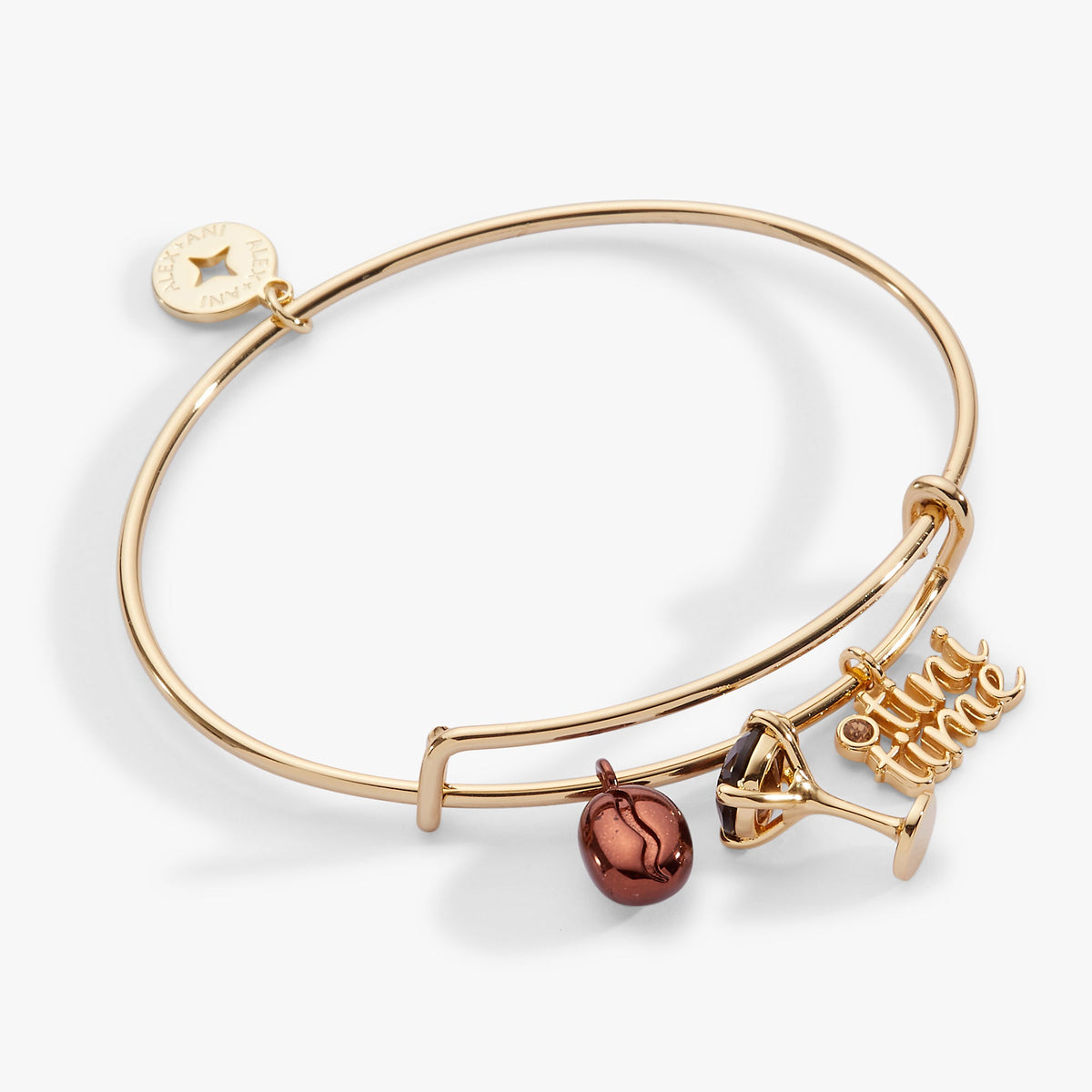 Alex and Ani Espresso Martini Multi Charm Bangle