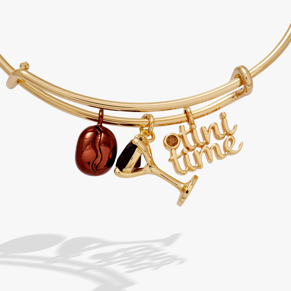 Alex and Ani Espresso Martini Multi Charm Bangle