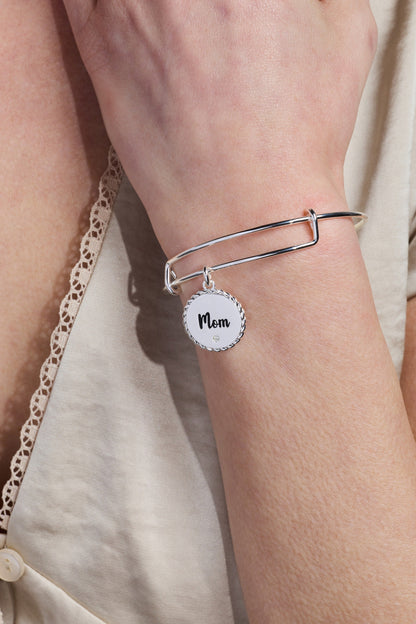 Alex and Ani Mom Charm Bangle