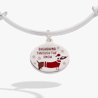 Alex and Ani Dachshund Through the Snow Charm Bangle