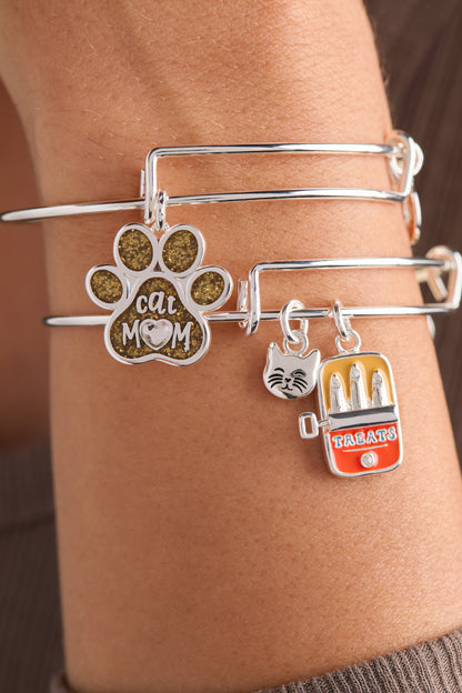 Alex and Ani Sardine Tin Duo Charm Bangle