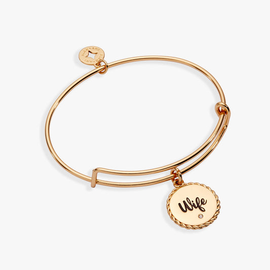 Alex and Ani Wife Charm Bangle