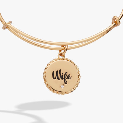 Alex and Ani Wife Charm Bangle