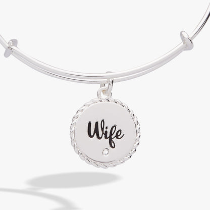 Alex and Ani Wife Charm Bangle