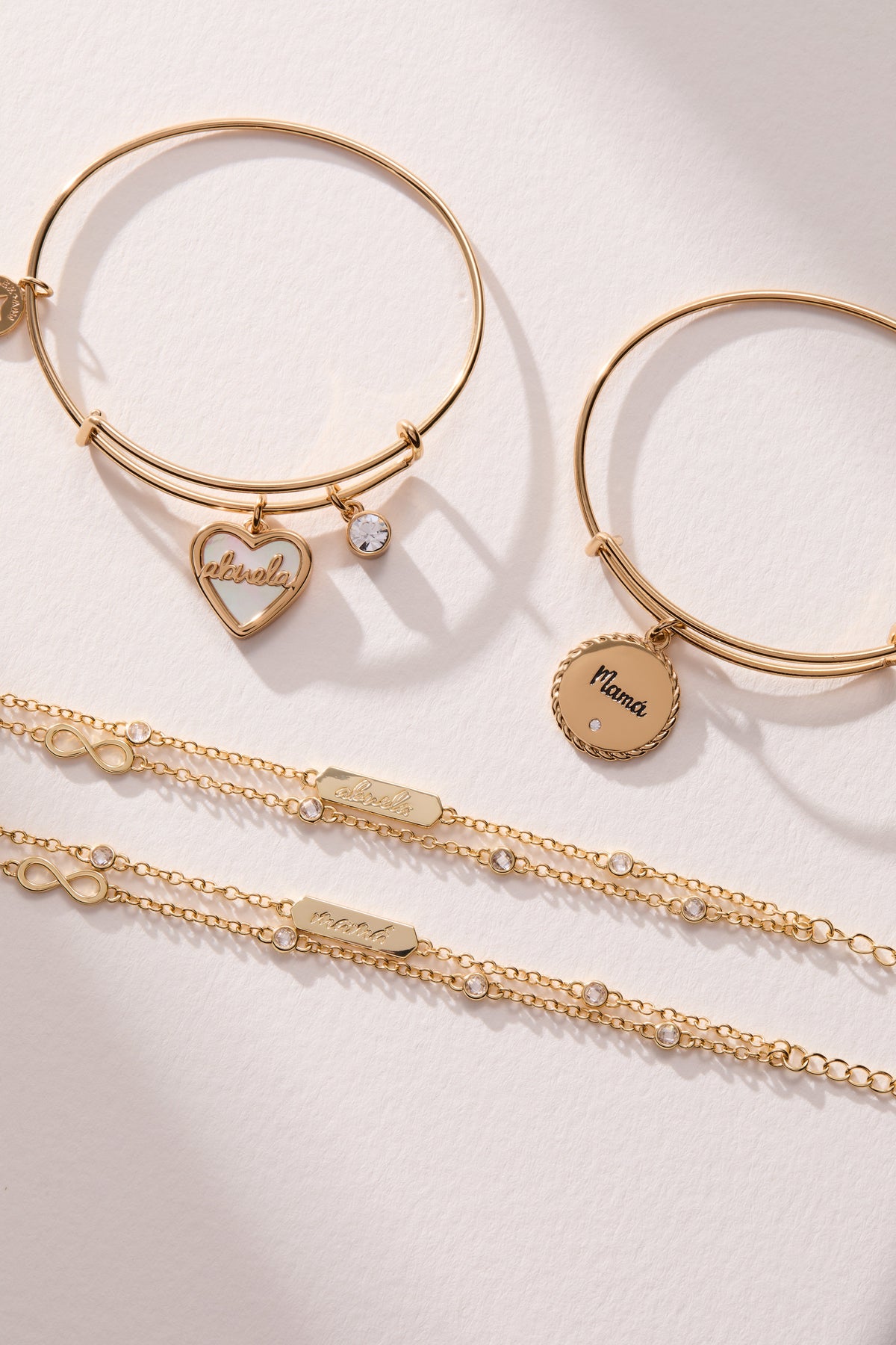 Alex and Ani Mamá Charm Bangle