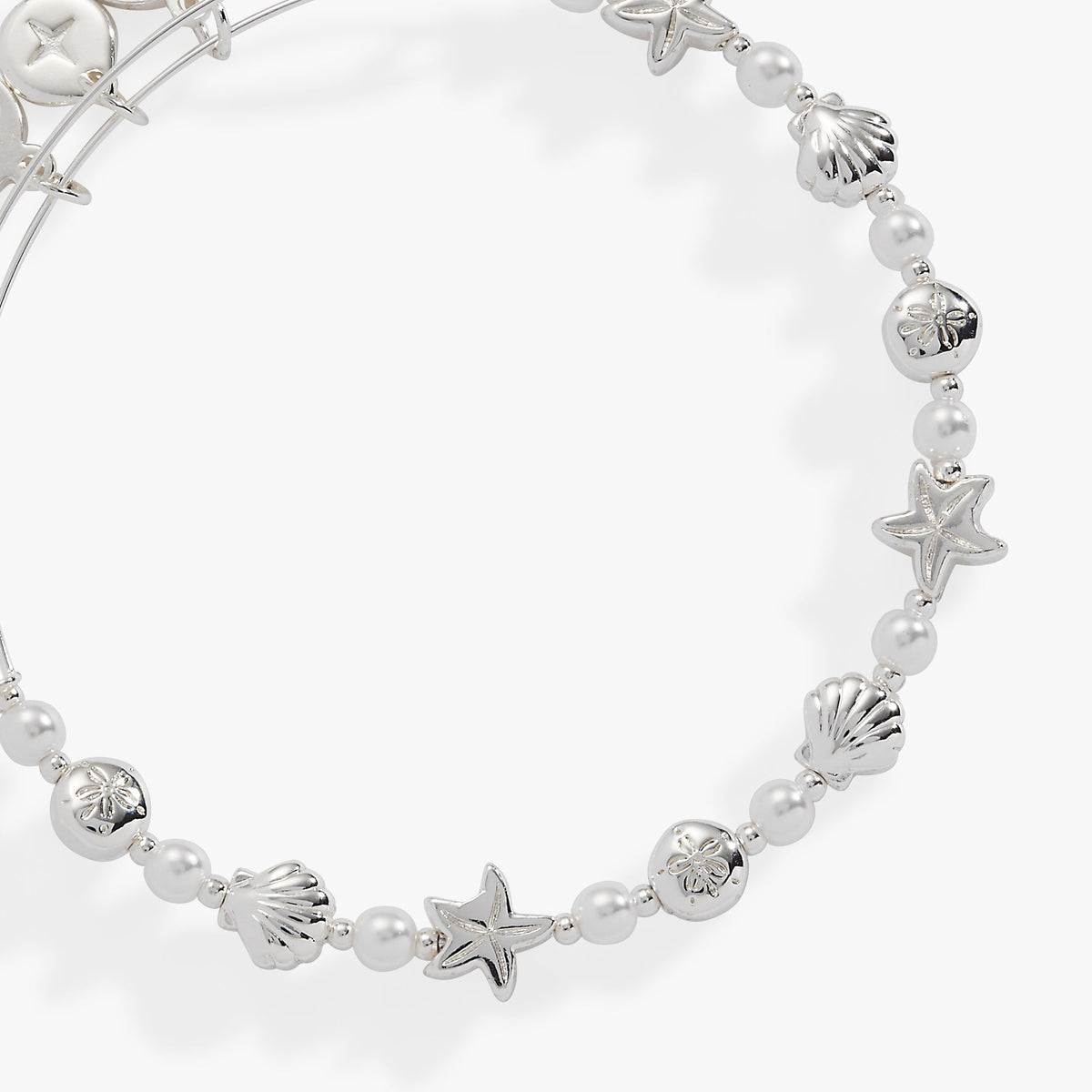 Alex and Ani Seaside Pearl Beaded Bangle