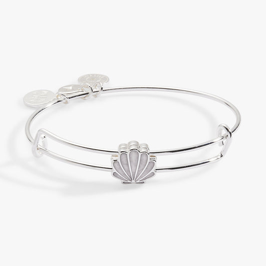Alex and Ani Mother of Pearl Scallop Shell Slider Bangle