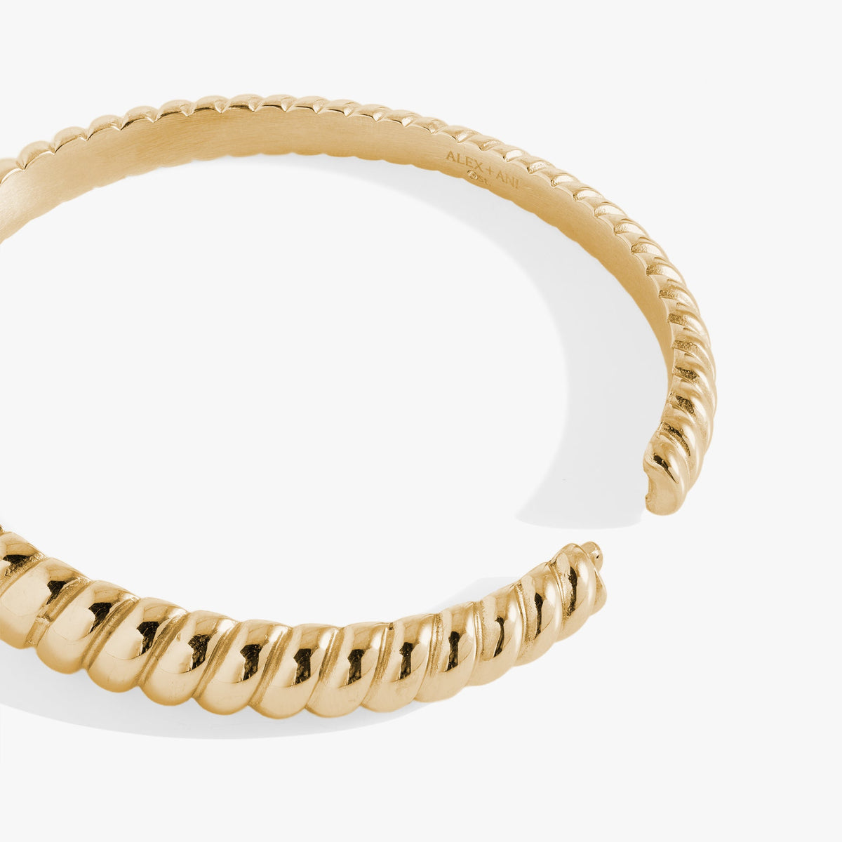 Alex and Ani Stainless Steel Rope Textured Bangle