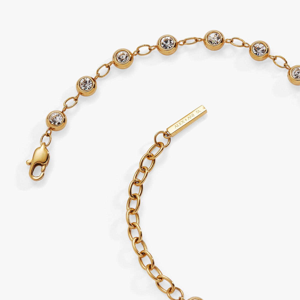 Alex and Ani Crystal Pebble Chain Bracelet