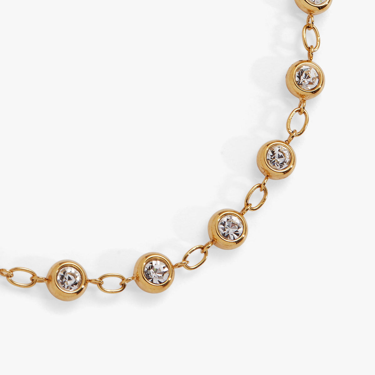 Alex and Ani Crystal Pebble Chain Bracelet