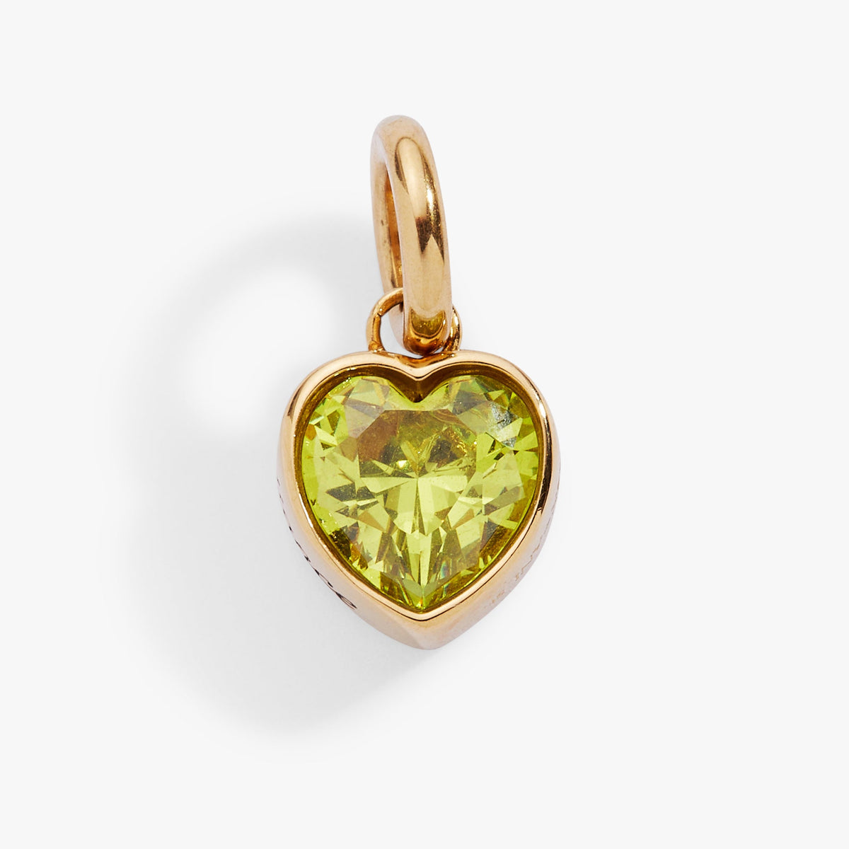 Alex and Ani Radiance' Heart Birthstone Charm-AUGUST