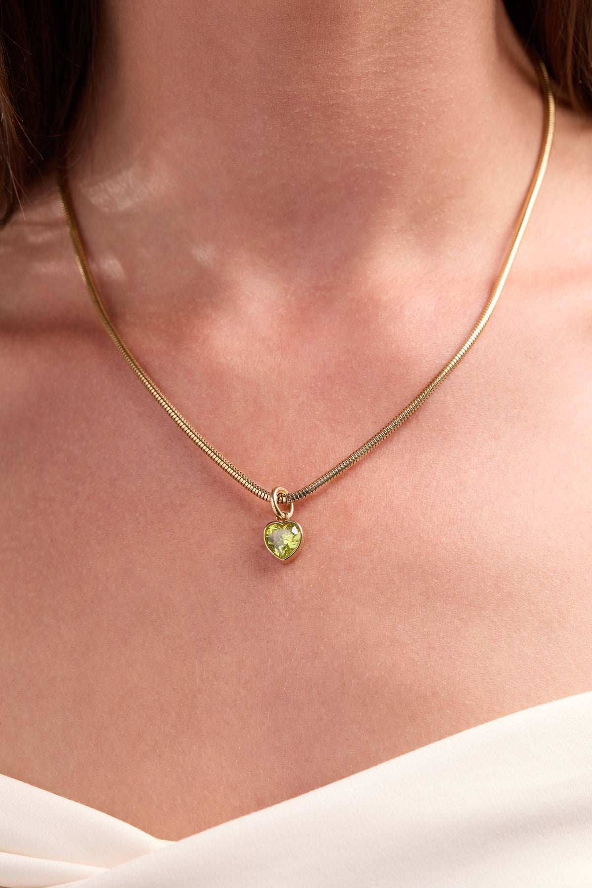 Alex and Ani Radiance' Heart Birthstone Charm-AUGUST