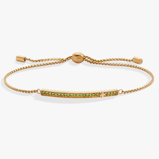Alex and Ani Birthstone Pave Bolo - August