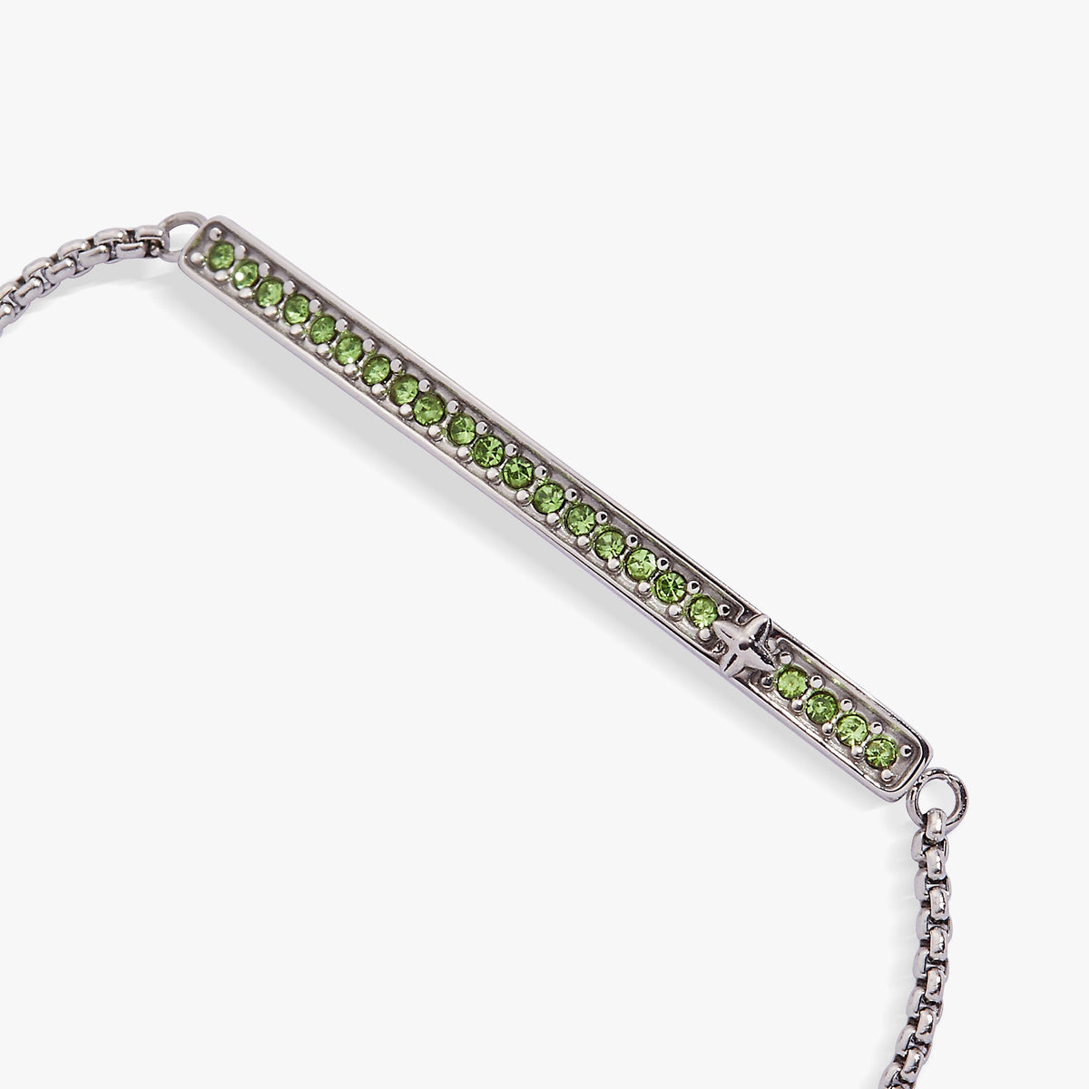 Alex and Ani Birthstone Pave Bolo - August
