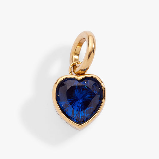 Alex and Ani Protection' Heart Birthstone Charm-SEPTEMBER