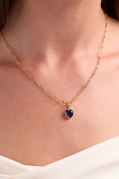 Alex and Ani Protection' Heart Birthstone Charm-SEPTEMBER