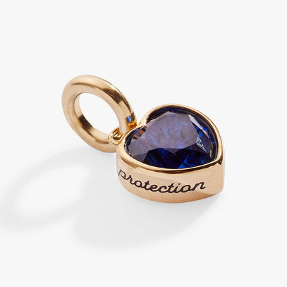 Alex and Ani Protection' Heart Birthstone Charm-SEPTEMBER