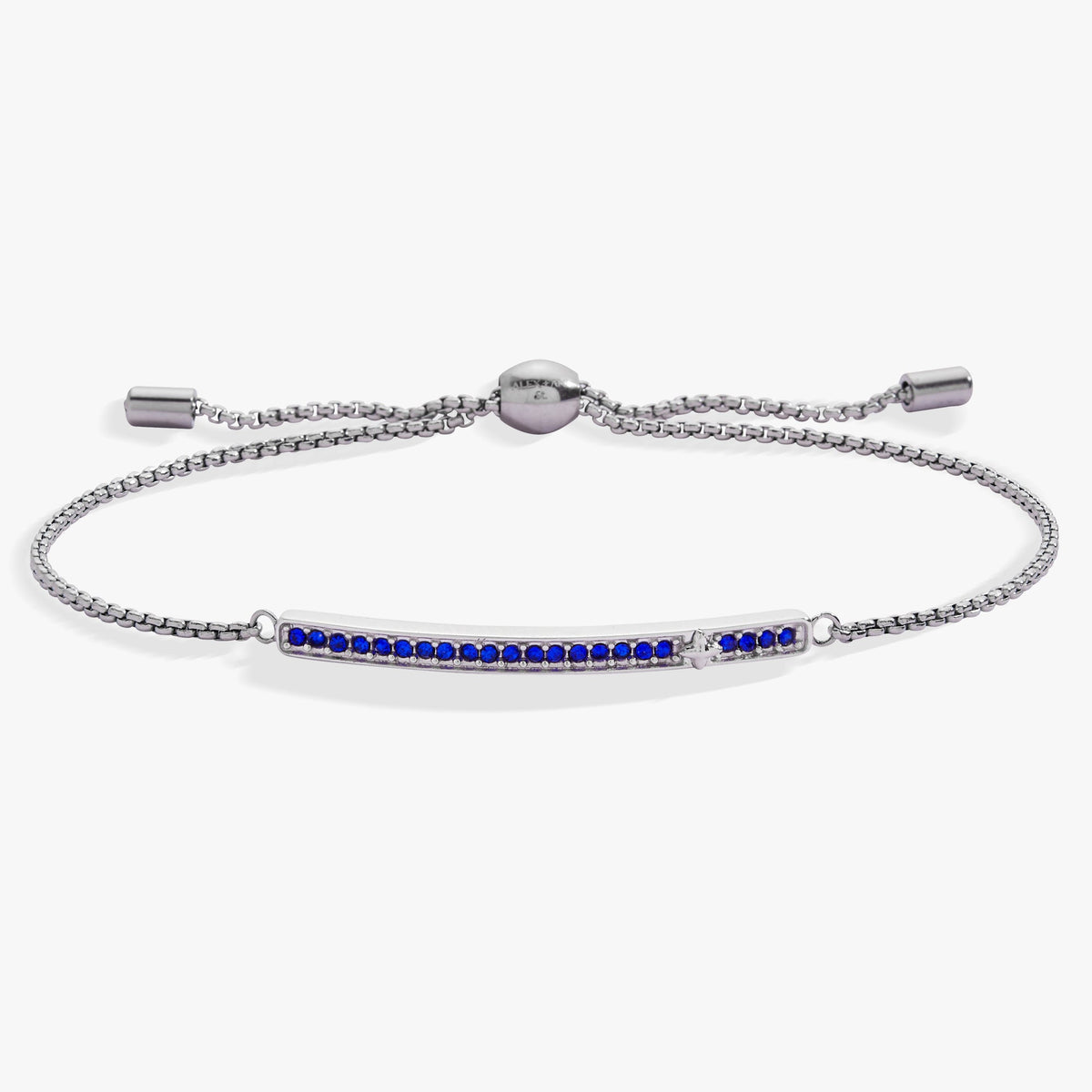 Alex and Ani Birthstone Pave Bolo - September