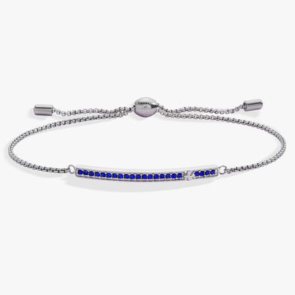 Alex and Ani Birthstone Pave Bolo - September