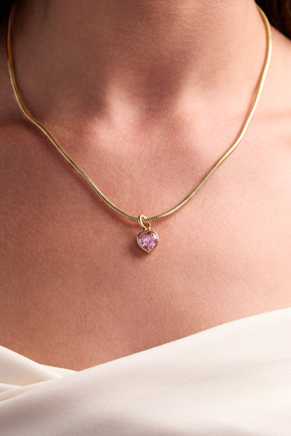 Alex and Ani Serenity' Heart Birthstone Charm-OCTOBER
