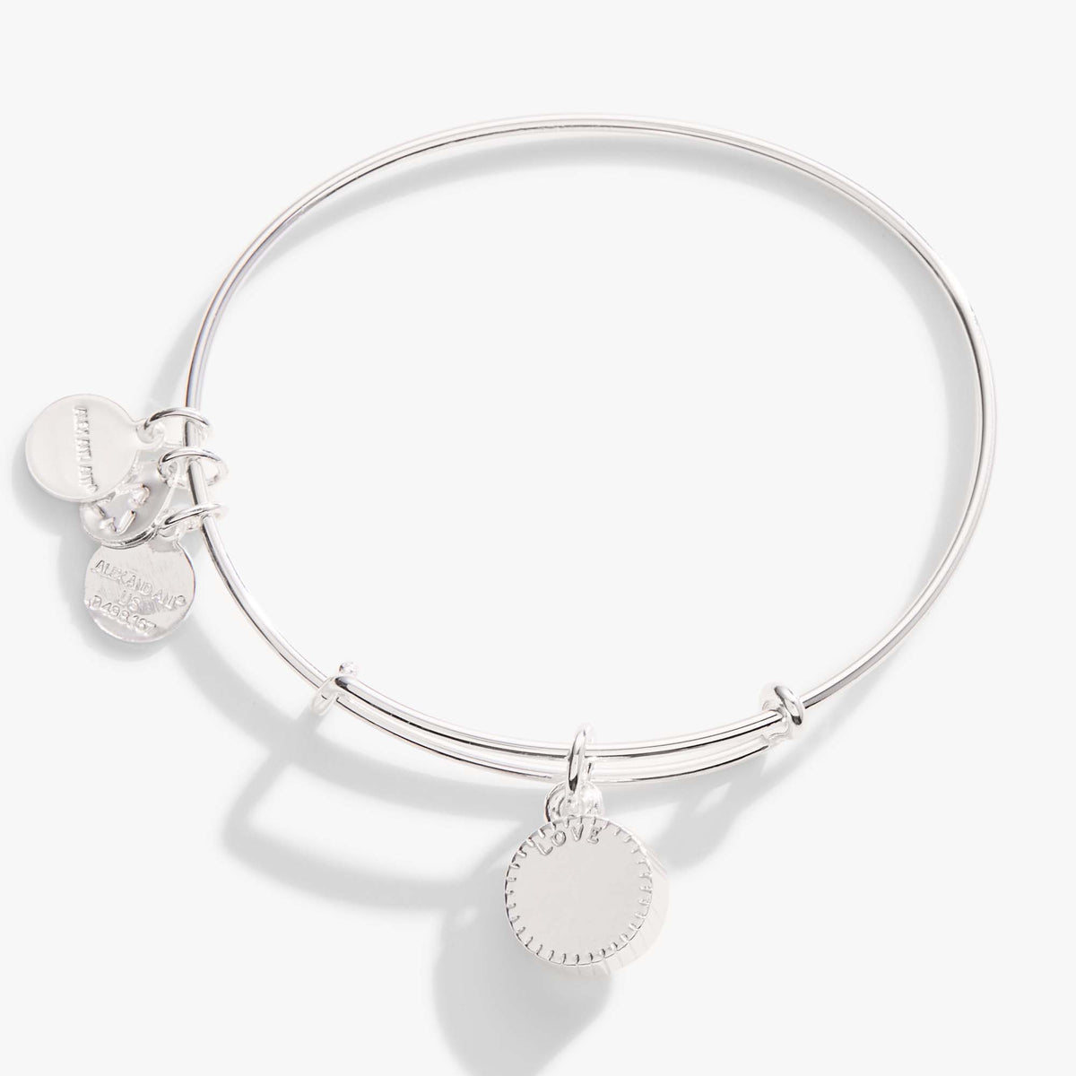 Alex and Ani Rose October Birthstone Charm Bangle