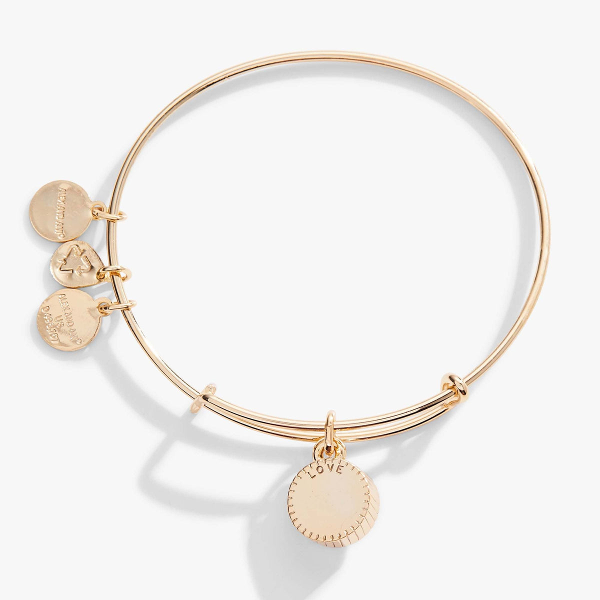 Alex and Ani Rose October Birthstone Charm Bangle