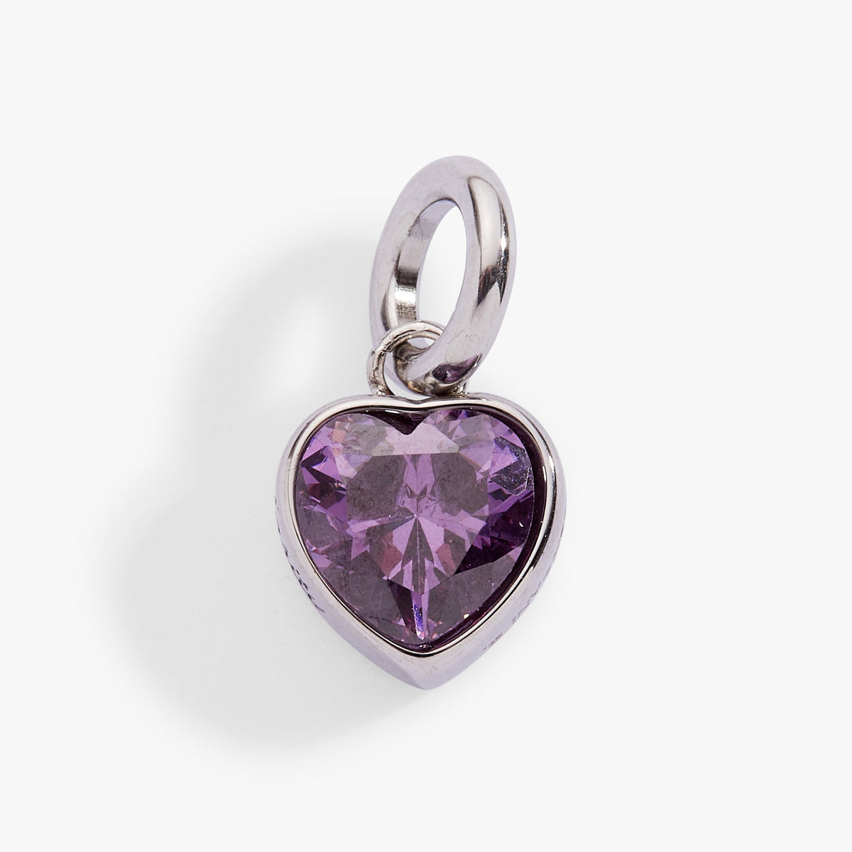 Alex and Ani Clarity' Heart Birthstone Charm-FEB