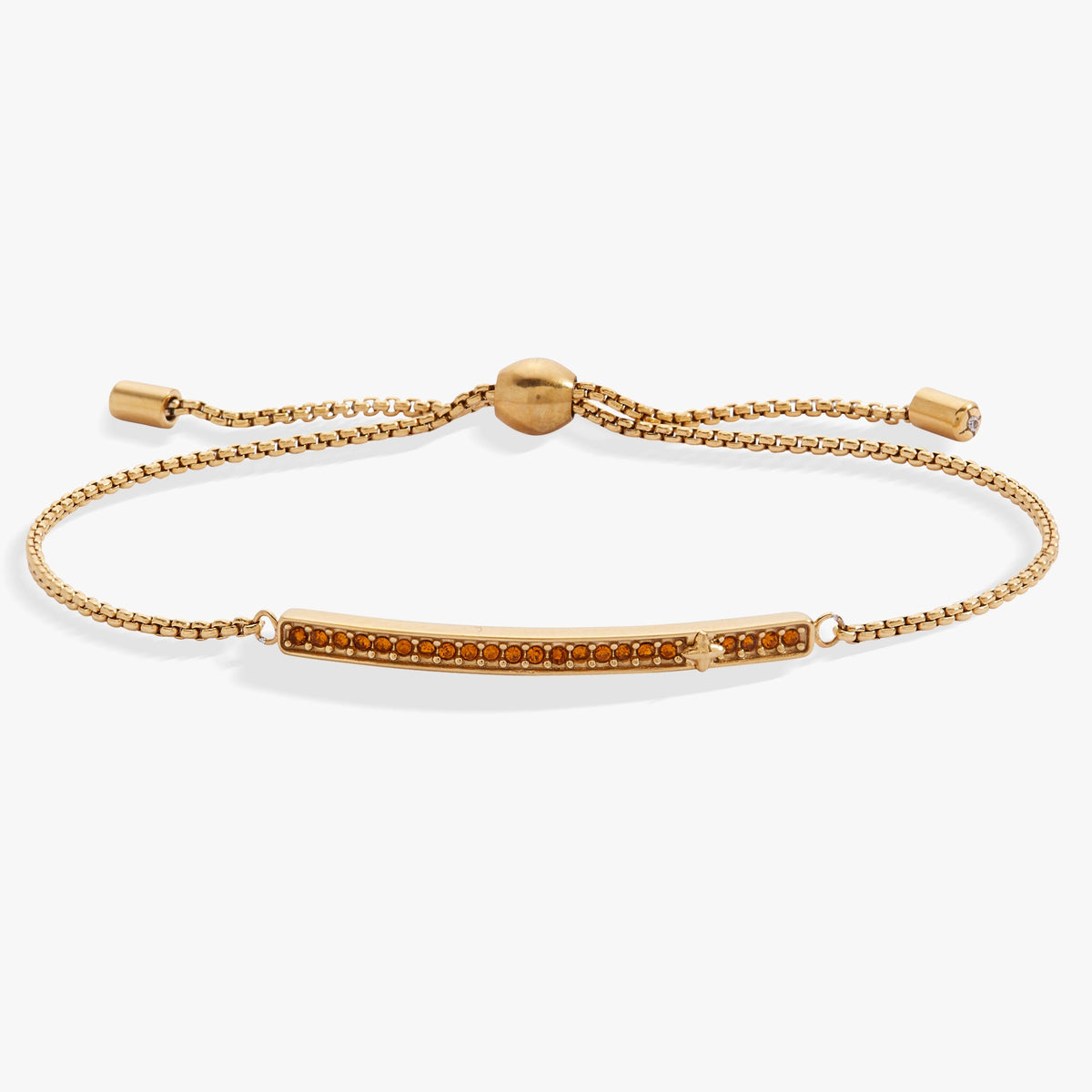 Alex and Ani Birthstone Pave Bolo - November