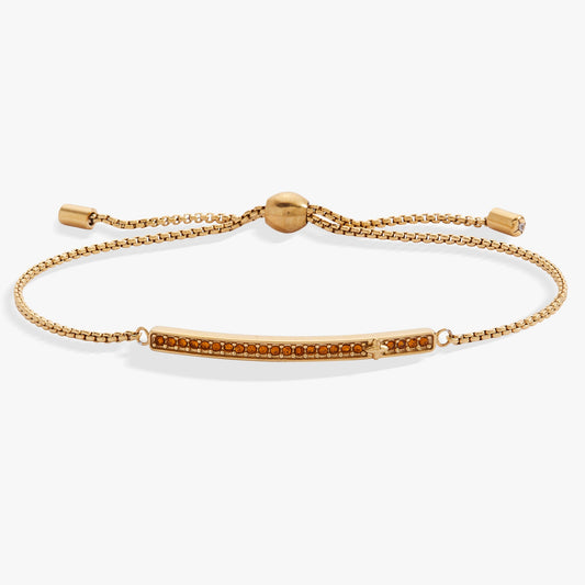 Alex and Ani Birthstone Pave Bolo - November