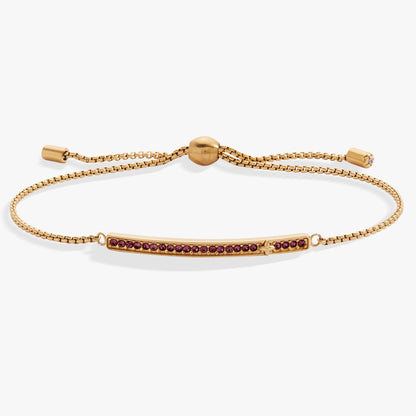 Alex and Ani Birthstone Pave Bolo - February
