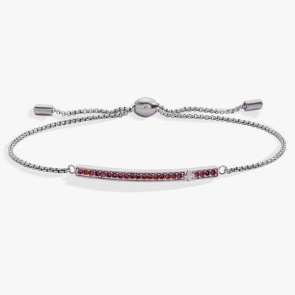 Alex and Ani Birthstone Pave Bolo - February