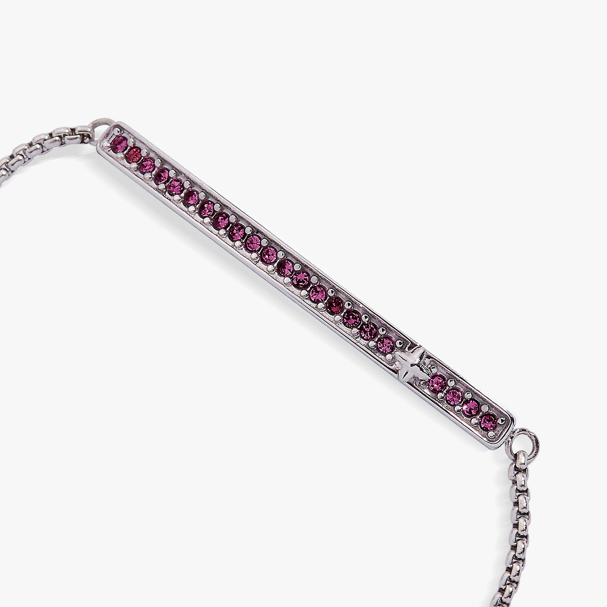 Alex and Ani Birthstone Pave Bolo - February