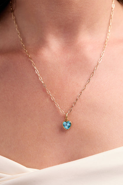 Alex and Ani Faith' Heart Birthstone Charm-MARCH