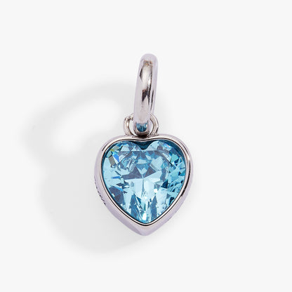 Alex and Ani Faith' Heart Birthstone Charm-MARCH