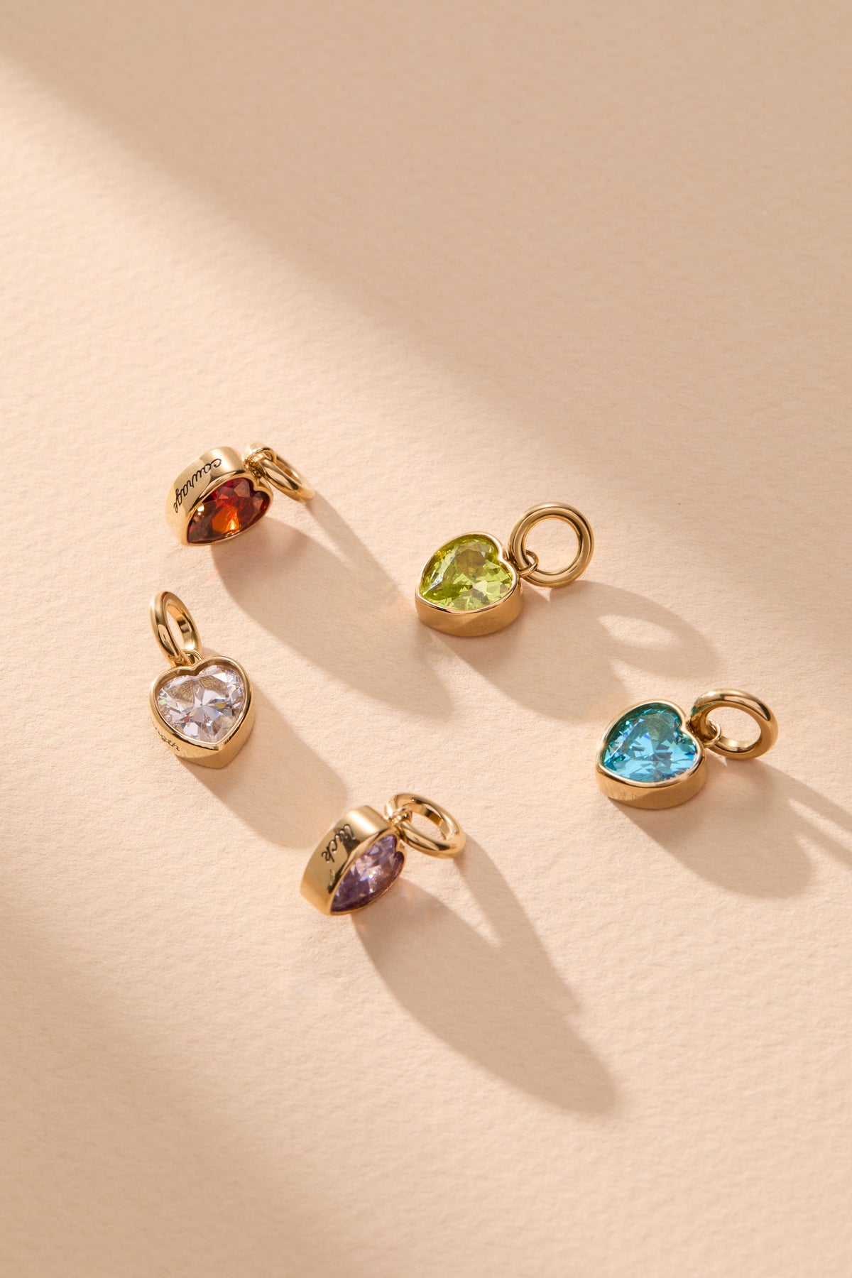 Alex and Ani Faith' Heart Birthstone Charm-MARCH