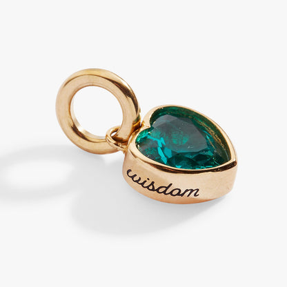 Alex and Ani Wisdom' Heart Birthstone Charm-DECEMBER