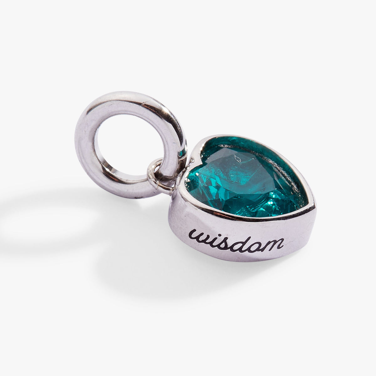 Alex and Ani Wisdom' Heart Birthstone Charm-DECEMBER