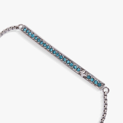 Alex and Ani Birthstone Pave Bolo - March