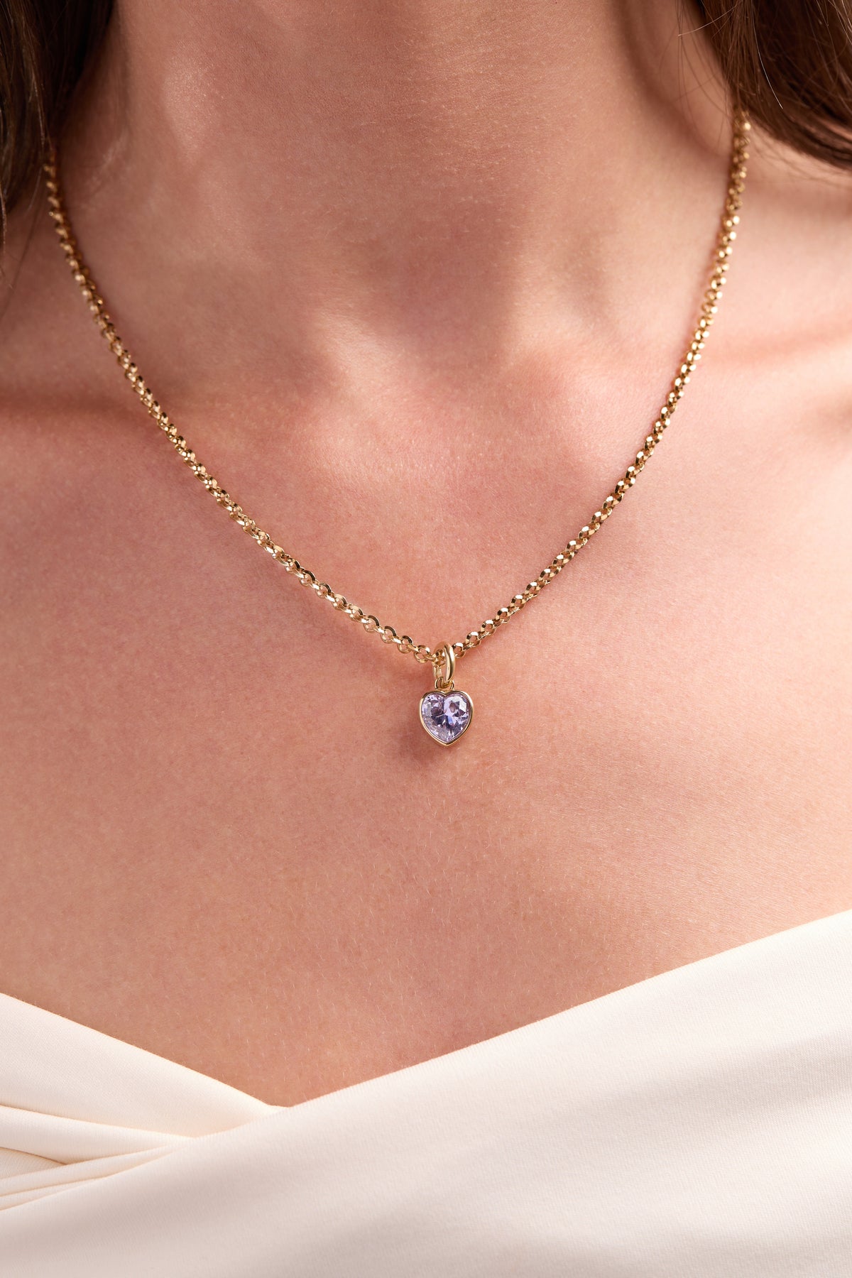 Alex and Ani Strength' Heart Birthstone Charm-APRIL