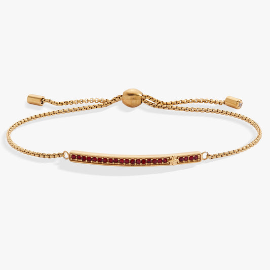 Alex and Ani Birthstone Pave Bolo - January