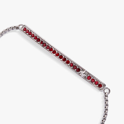 Alex and Ani Birthstone Pave Bolo - January