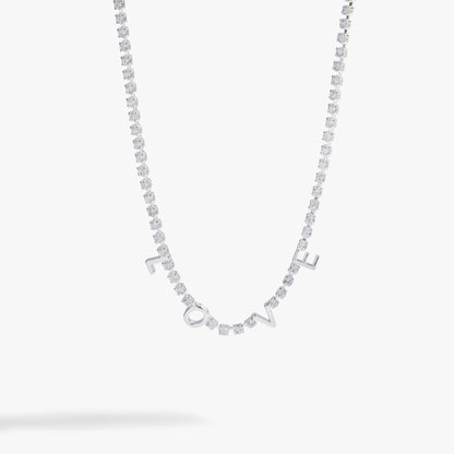Alex and Ani Love Tennis Necklace