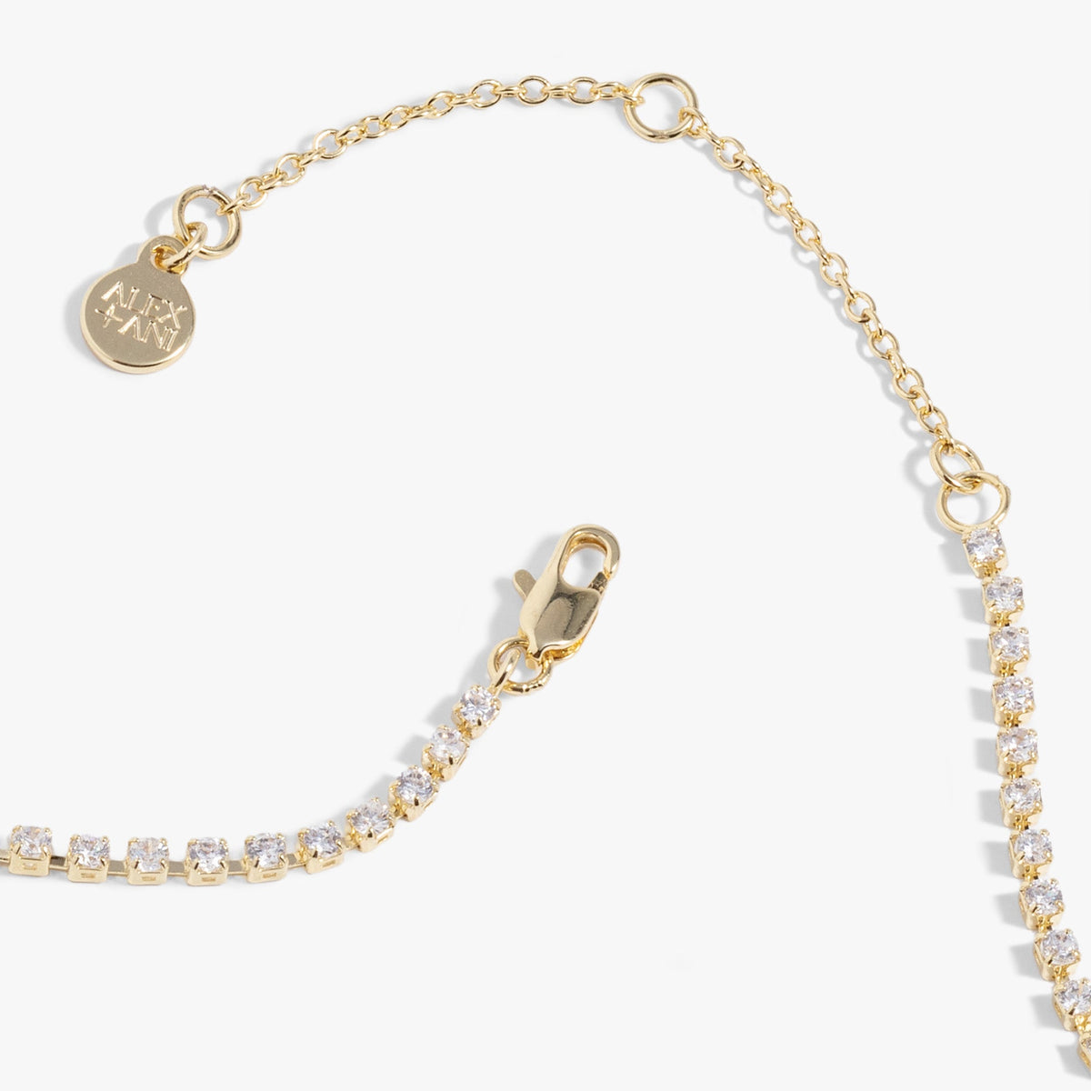 Alex and Ani Love Tennis Necklace