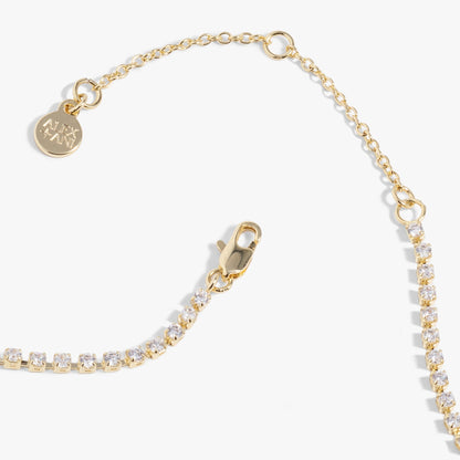Alex and Ani Love Tennis Necklace