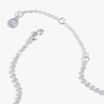 Alex and Ani Love Tennis Necklace