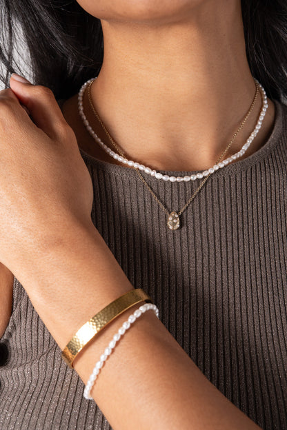 Alex and Ani Freshwater Pearl Necklace