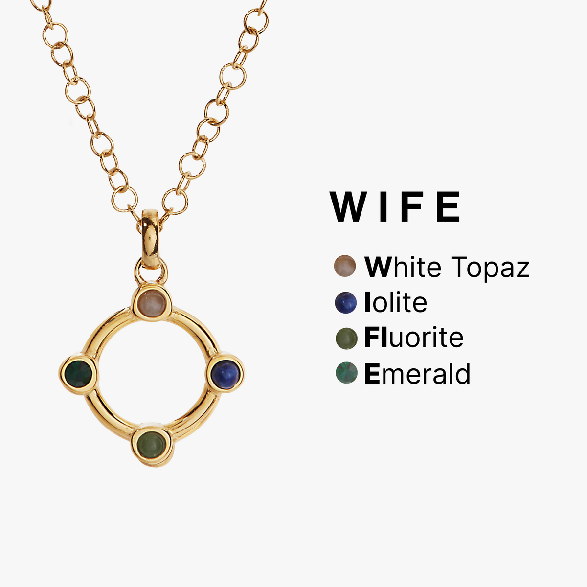 Alex and Ani Wife Crystal Necklace