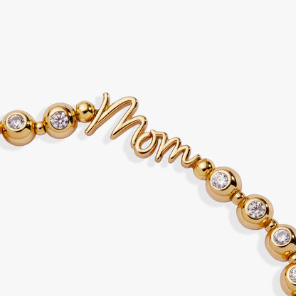 Alex and Ani Mom Elongated Crystal Stretch Bracelet