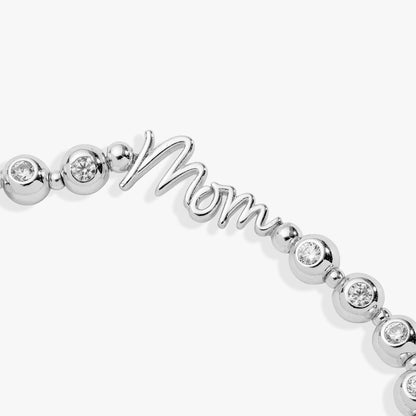 Alex and Ani Mom Elongated Crystal Stretch Bracelet